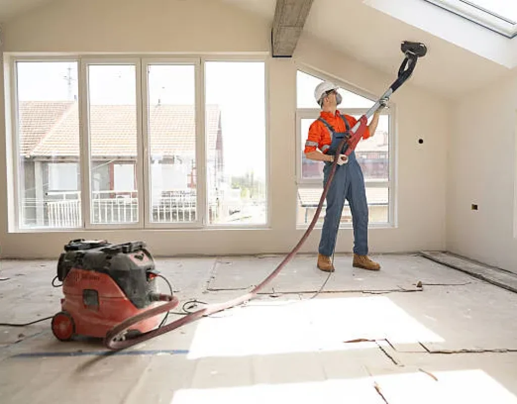 Neat Commercial Cleaning preparing a completed Centerton, AR commercial space for final project turnover. post construction cleaning near me