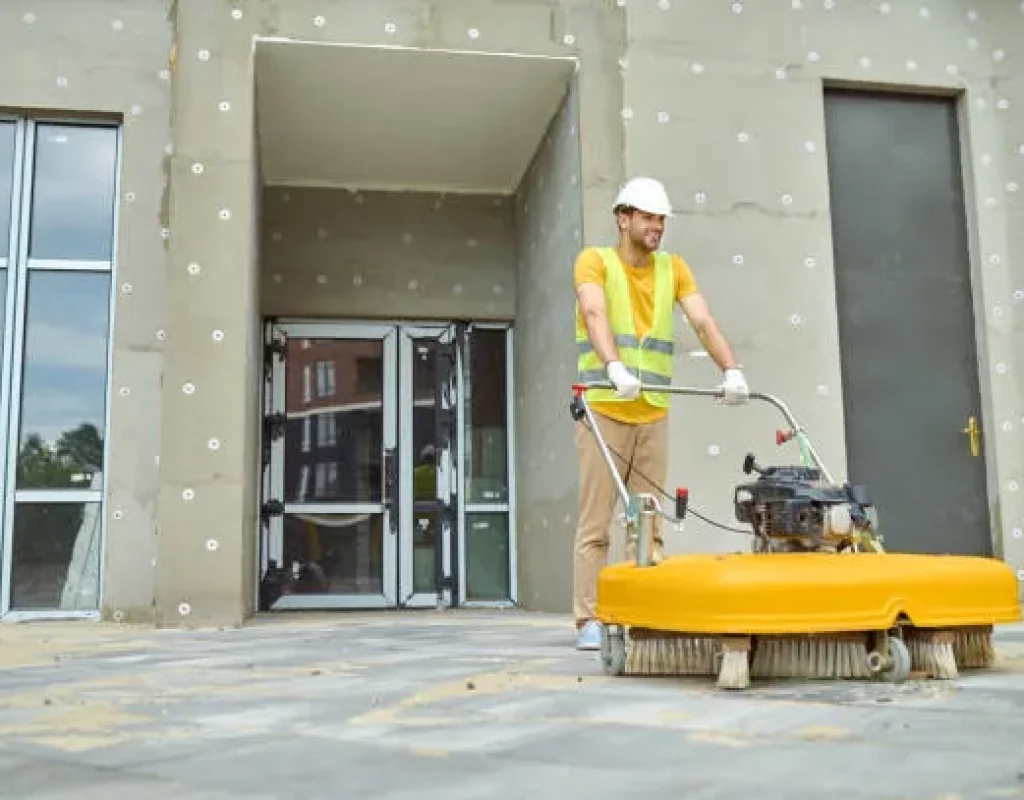 Neat Commercial Cleaning preparing a renovated Fayetteville commercial interior for reopening and regular business use. post construction cleaning near me