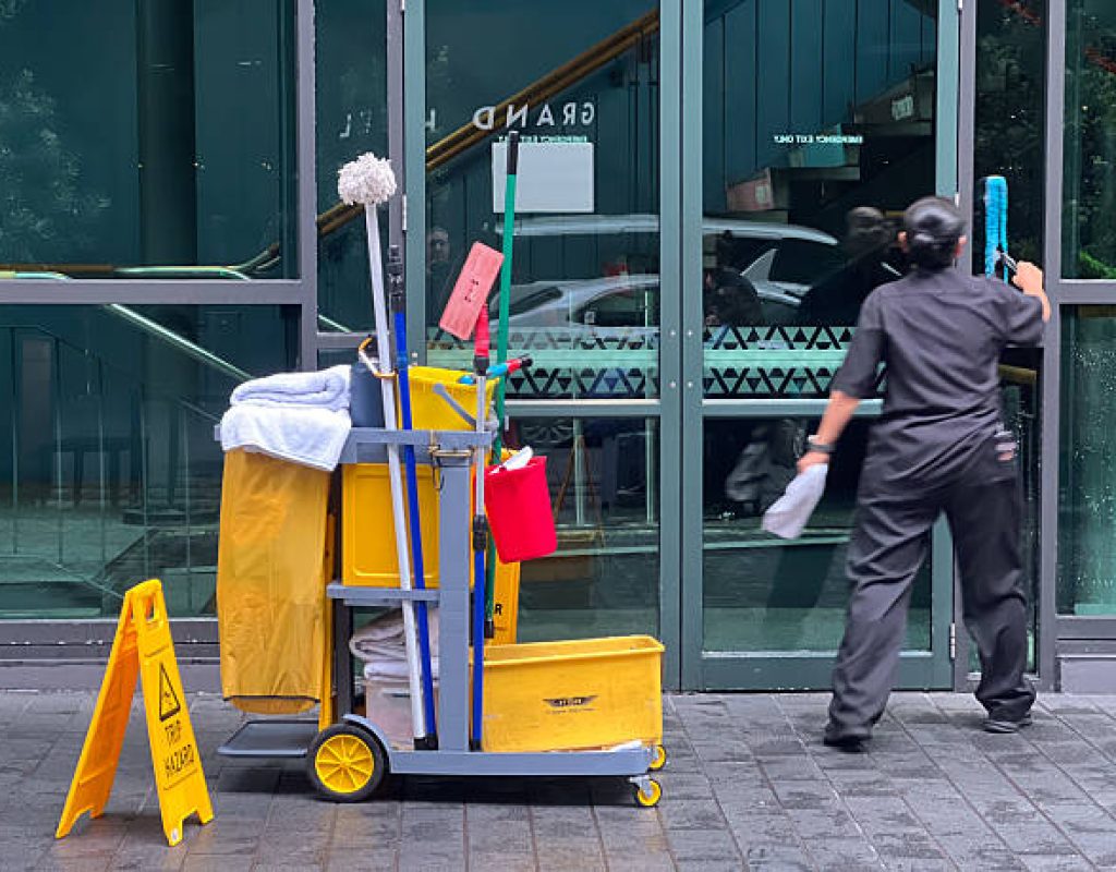 Neat Commercial Cleaning delivering consistent day porter services in Fayetteville AR