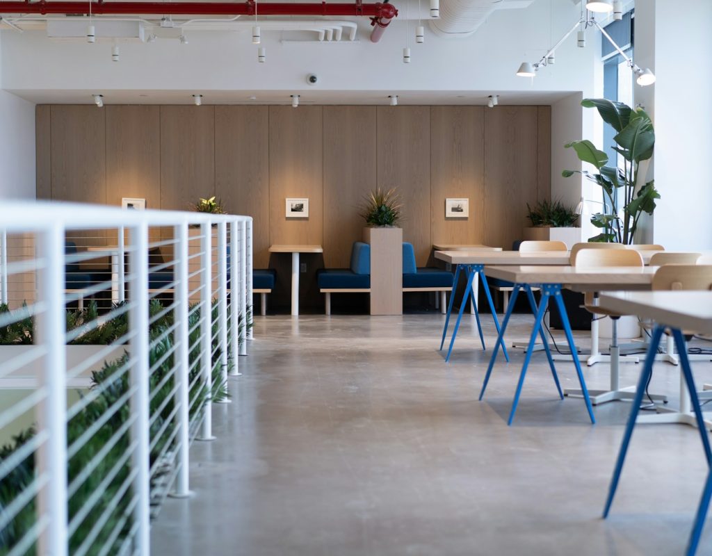 Disinfecting high-touch surfaces in a commercial building