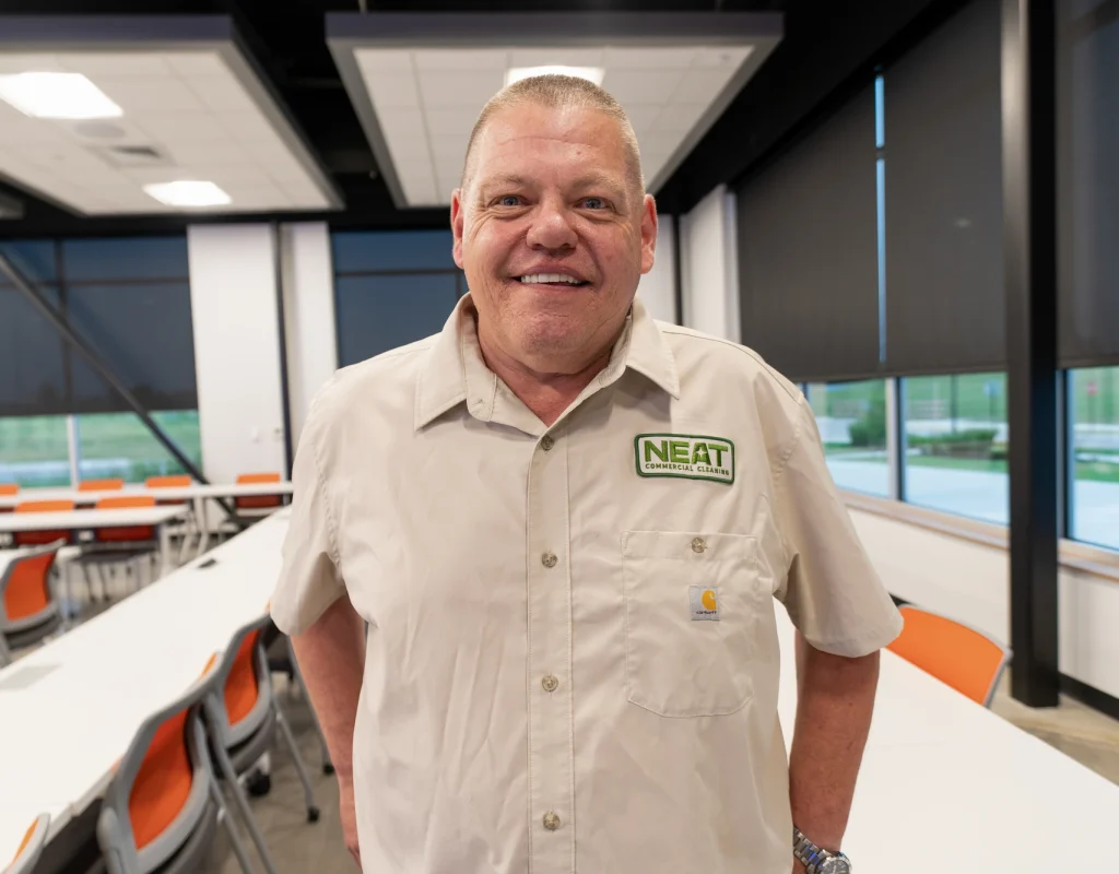 Rick Jacklin of Neat Commercial Cleaning in Rogers, AR